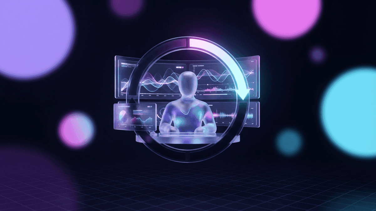 A streamer at their desk, with a one-hour video counter that refills at midnight